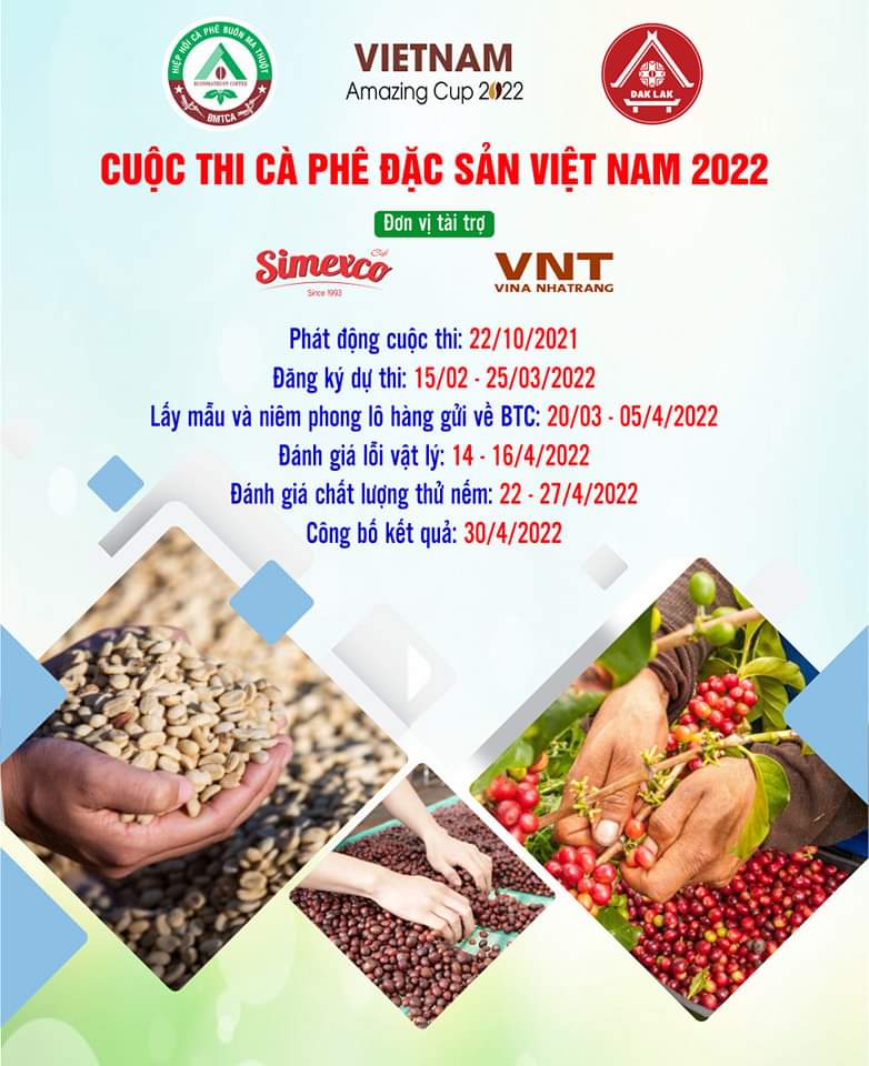 CÔNG TY CỔ PHẦN CƠ KHÍ VINA NHA TRANG HÂN HẠNH ĐỒNG HÀNH TÀI TRỢ CUỘC THI CÀ PHÊ ĐẶC SẢN VIỆT NAM 2022 ☆ VIETNAM AMAZING CUP 2022