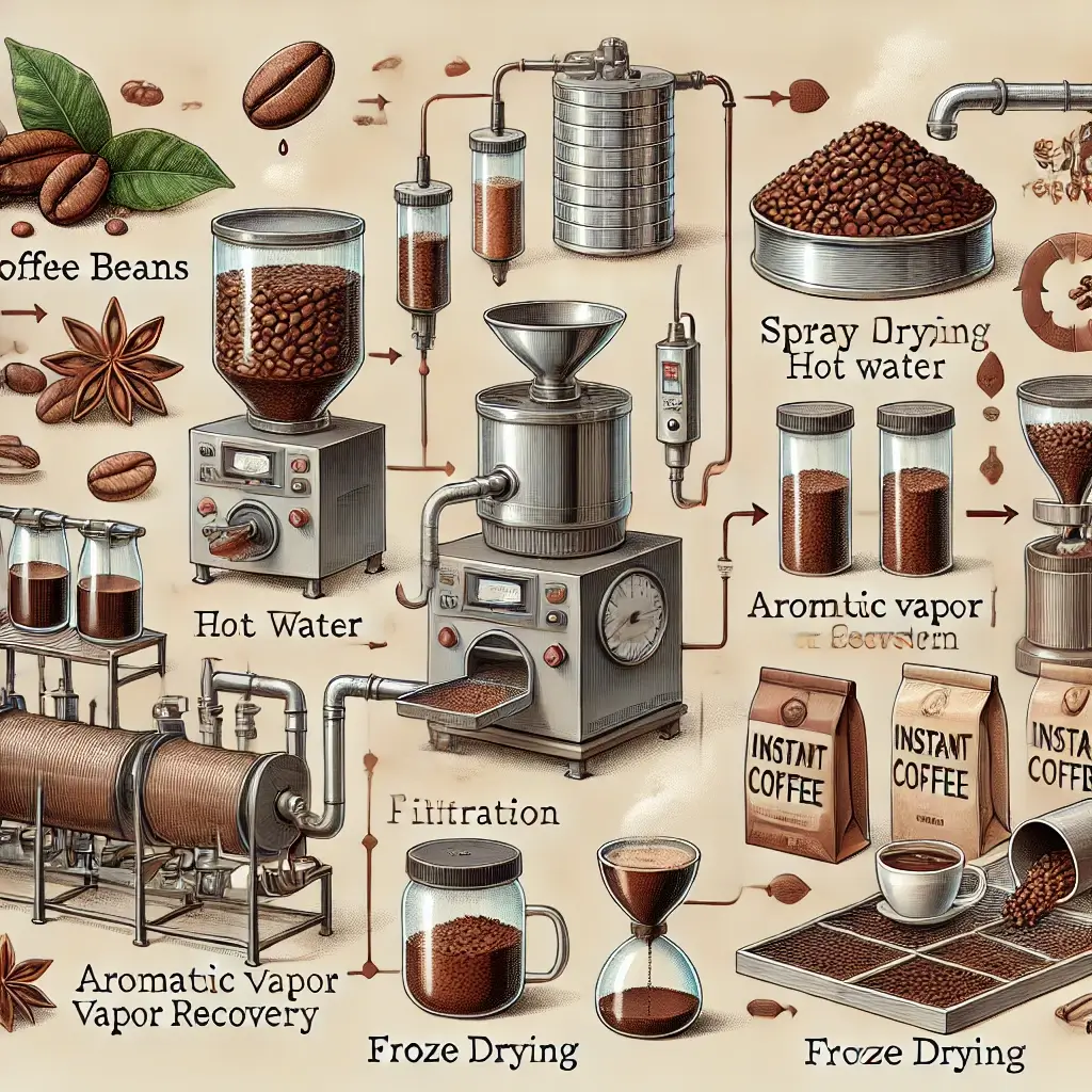 Instant Coffee Manufacturing Process