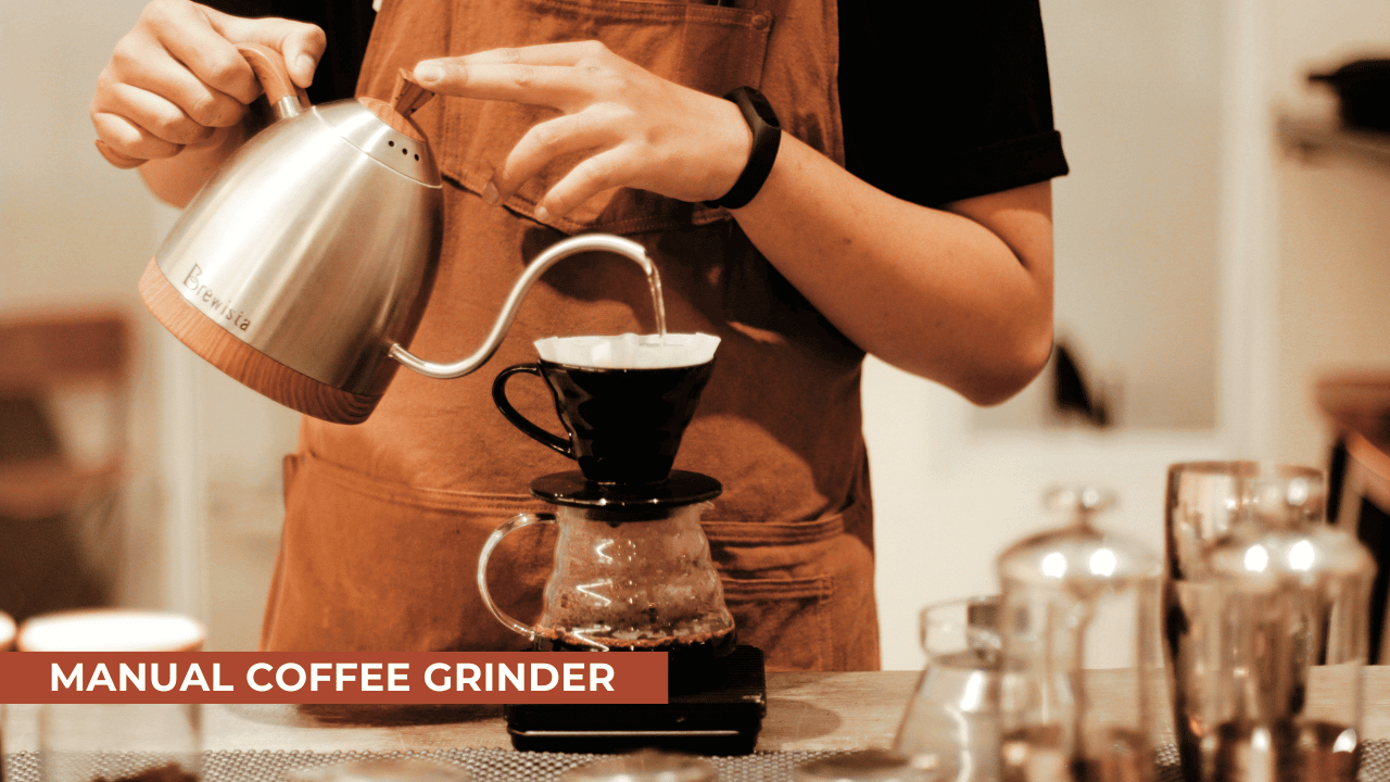 Barista Making Coffee with Manual Brew Process